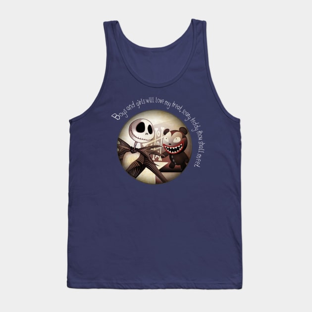 scary teddy Tank Top by outlawalien